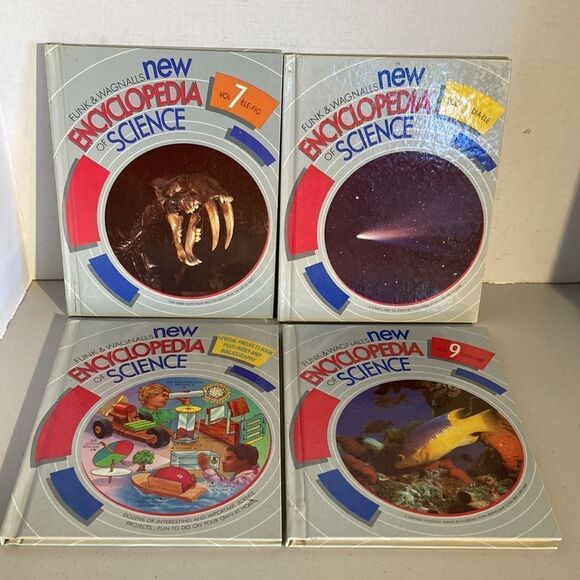 Funk & Wagnalls New Encyclopedia Children's Reference Hardcover Books Part Set - Picture 2 of 13